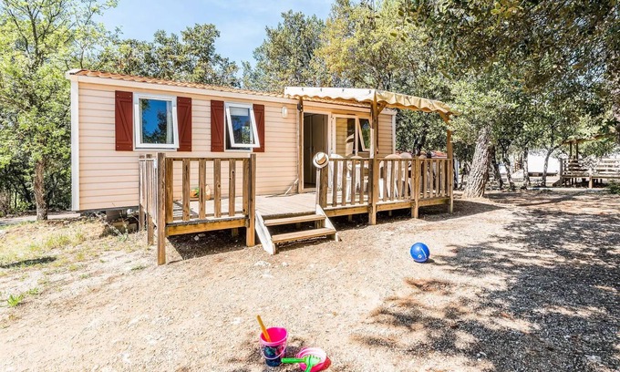 Regusse House | Mobil-home | Classic | 3 Ch. | 6 pers. | Raised terrace