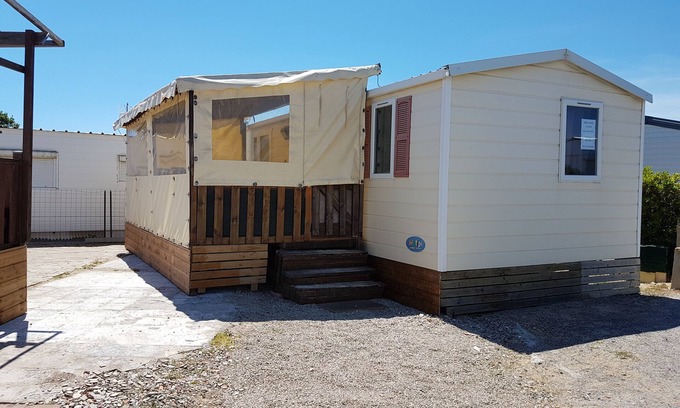 Les Ayguades House | Mobile home 2 bedrooms 50m from the beach