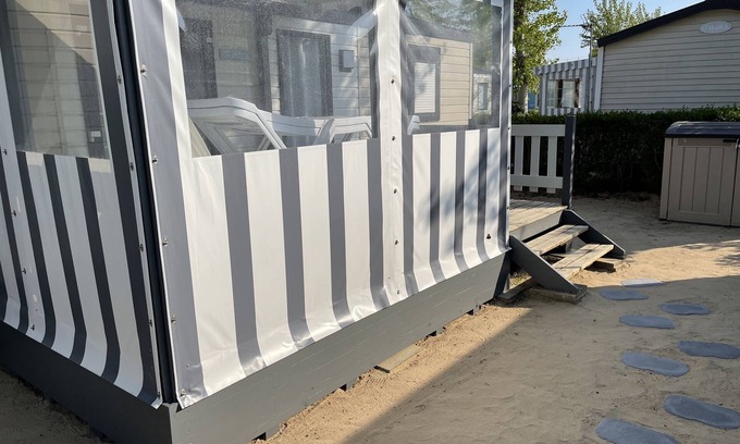 La Gueriniere House | Mobile home 6 persons in 5* campsite, NOIRMOUTIER direct access to the beach