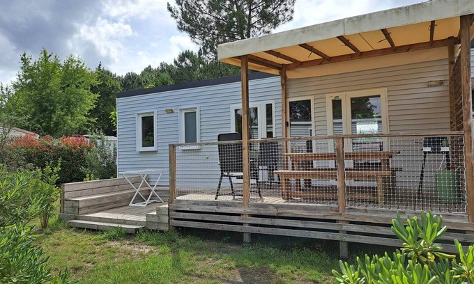 Lit-et-Mixe House | Mobile home in the heart of a 5-star campsite
