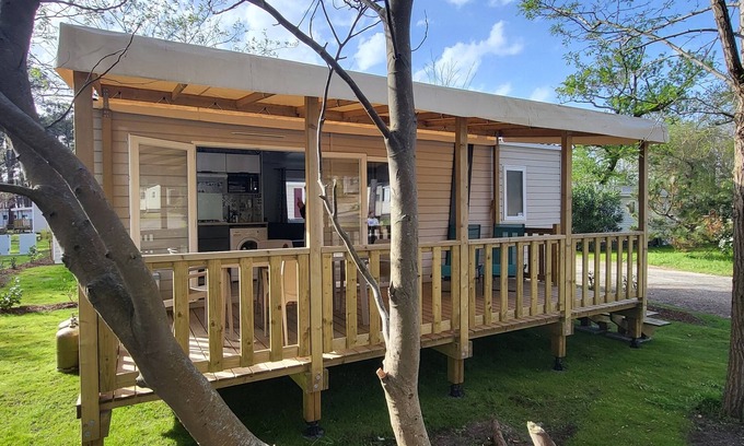 Seignosse House | MobilHome 5 people in 4* camping 800 m from the ocean