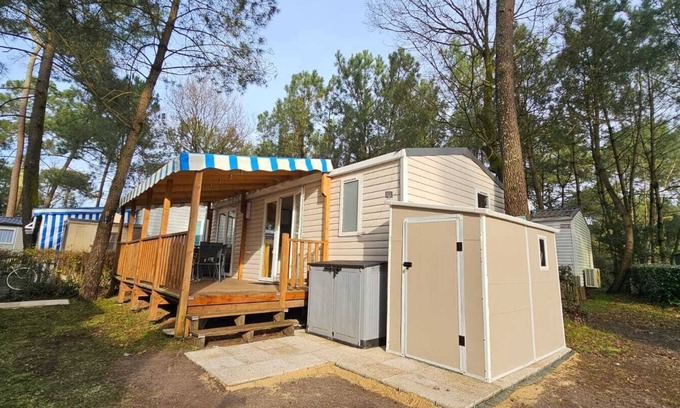 Saint-Hilaire-de-Riez House | Mobilhome saint hilaire de riez in 4 star campsite