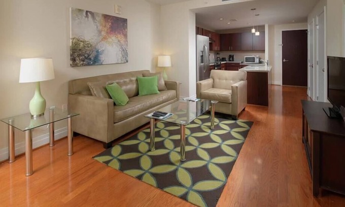 George Washington University Apartment | Modern 1BR Condo | Spacious + Bright | Min to Metro | by GLS