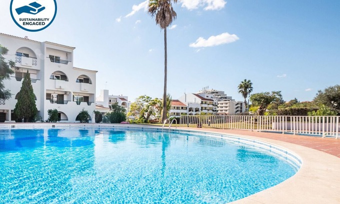Areias de Sao Joao Apartment | Modern 1BR w/Pool & A/C Near the Beach
