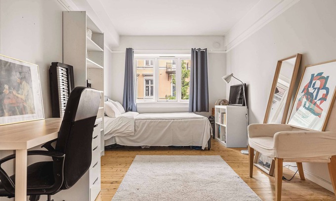 Bergen City Centre Apartment | Modern 3Bedroom l Balcony l 2mins to Nygardsparken
