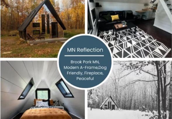 Brook Park House | Modern A Frame in the woods Pet friendly