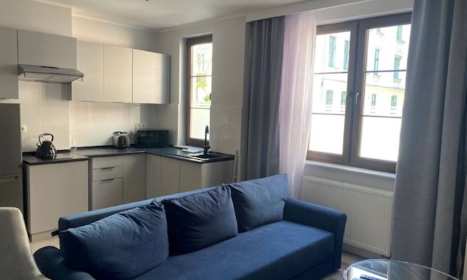Sopot Apartment | Modern apartment 3 min from the beach!
