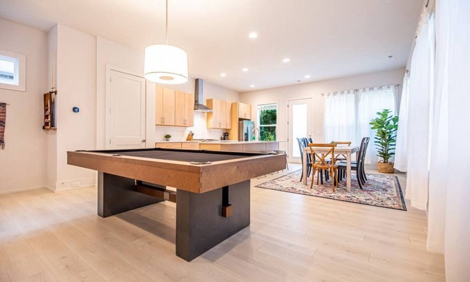 Sugar Creek House | Modern Bohemian Home With Pool Table!