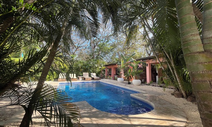 Playa Grande House | Modern Boho Casita w/pool, 10 min walk to beach