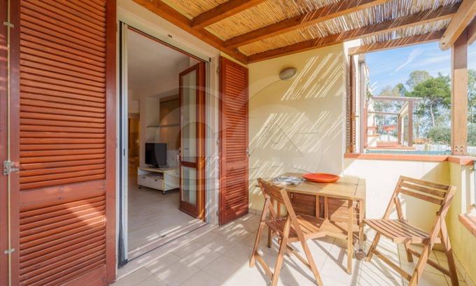 Marina di Campo Apartment | Modern Casa Lula with double bathroom, garden and terrace immersed in the greenery of Marina di Camp