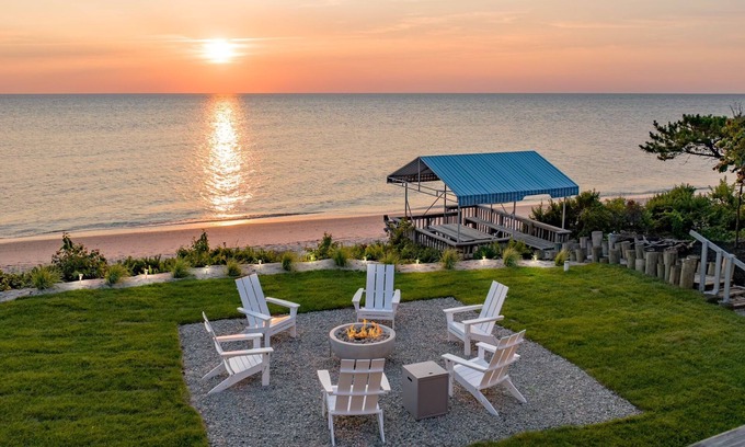 Lower Township House | Modern Coastal Cape May Waterfront Luxury Home With Beach