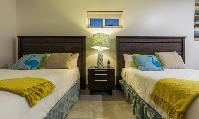 Kamay Apartment | Modern Design Studio w/Two Double Beds & Pool