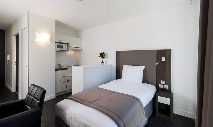 Dijon Hotel | Modern Mini-Apartment with Kitchen Amenities & Peaceful Surroundings