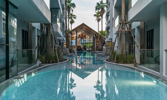 Cherngtalay Apartment | Modern Palmyrah Condo -pool, gym & parking A502