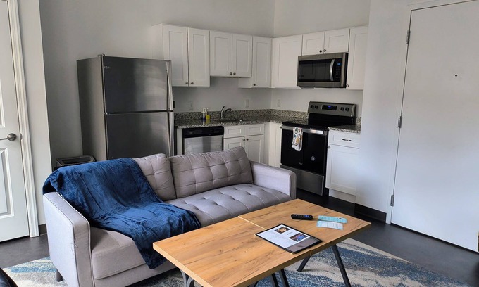 Cultural District Apartment | Modern Space Downtown by Point State Park, WIFI, Baby Crib, AC and Heater