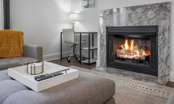 Drayton House | Modern Spartanburg Townhome| Near Downtown &Trails