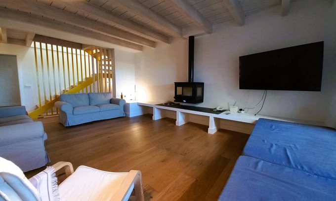 L'Armentera House | Modern Townhouse, Sleeps 6, Pool, A/C, WiFi, Fireplace, Costa Brava