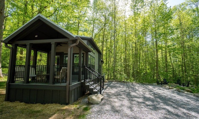 Gatlinburg - Pigeon Forge House | Modern Woodland Tiny Home | Ivy Cabin