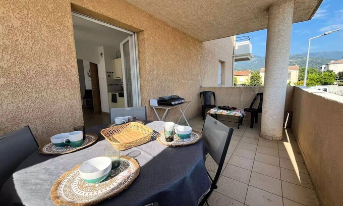 Moriani-Plage Apartment | MORIANI Centre Bright T3 close to the sea and shops