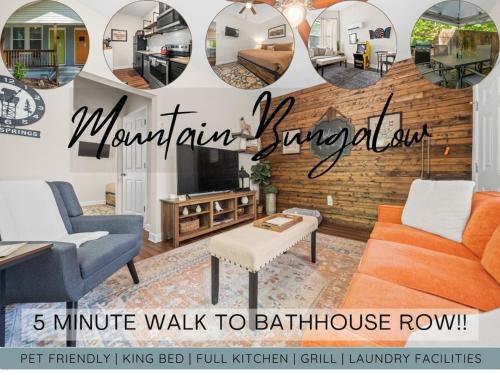 Hot Springs House | Mountain Bungalow-Walk to Downtown/Biker's Dream!