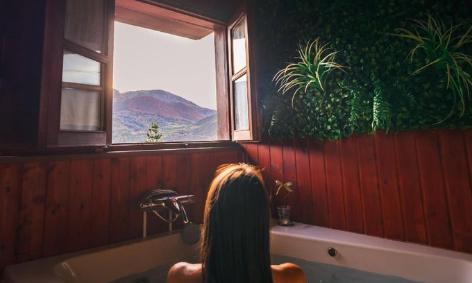 Fresnedo House | Mountain hut with terrace, fireplace and jacuzzi