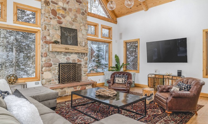 Mountain Village House | Mountain lodge with easy ski access & private hot tub - dog-friendly
