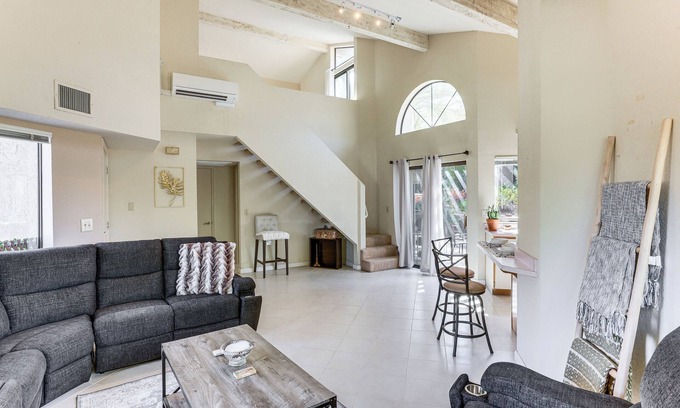 Borrego Springs House | Mountain-View Patio: Borrego Springs Townhome!