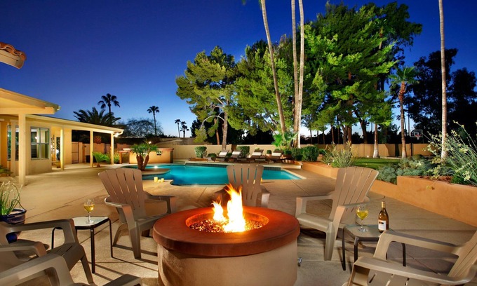 Central Scottsdale Villa | Mountain Views & Heated Pool/spa & Amenities Galore!