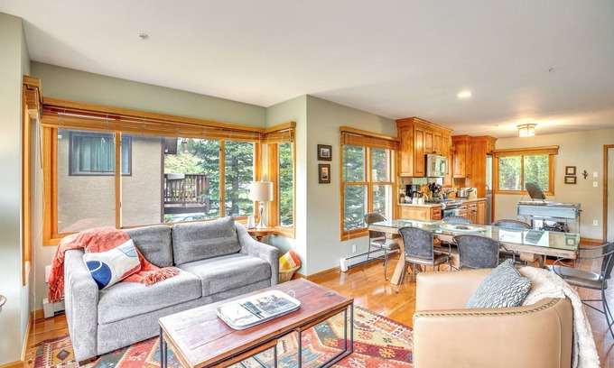 Mountain Village House | Mountain Village Home Steps to Ski Lift & Shuttle!
