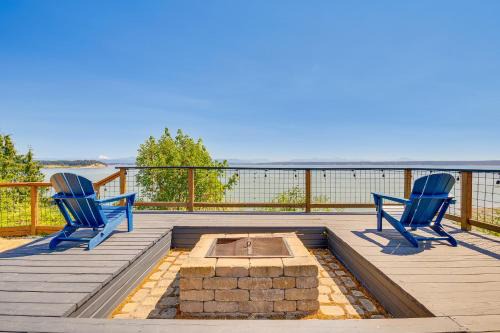 Camano Island House | Mtn-View Camano Island Retreat Overlooking Beach