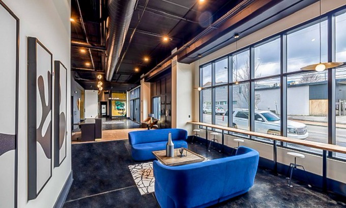 Rolling Mill Hill Condo | Muse | third-floor downtown condo with high-speed WiFi & central AC