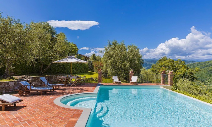 Monsummano Terme Villa | My Rental Homes - Villa il Castagno with private pool, jacuzzi and barbeque