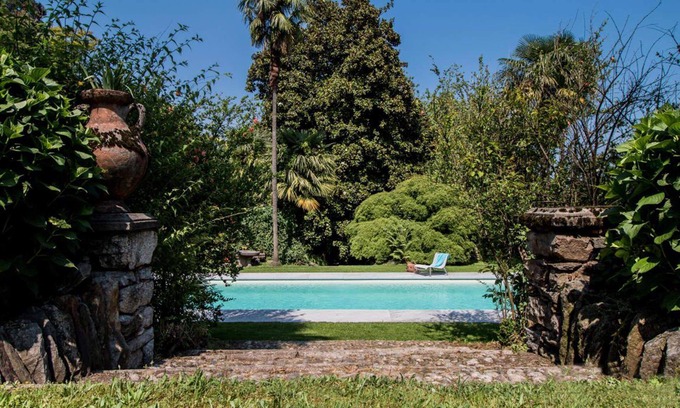 Baveno Villa | My Rental Homes - Villa Romantica surrounded by a large terraced garden, with pool
