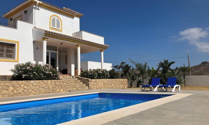 Gafares Villa | Naturehouse with private swimmingpool close to Cabo the Gata natural park.