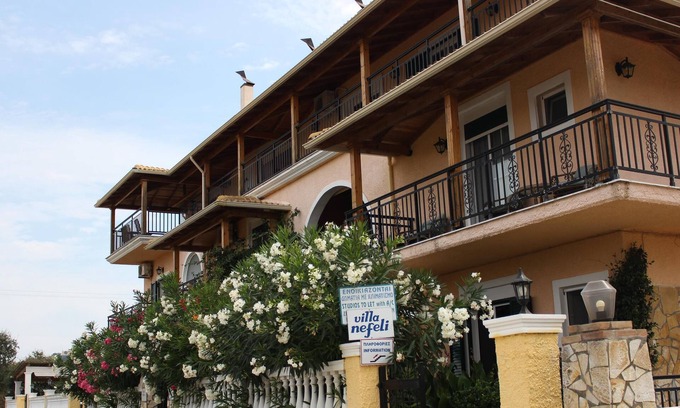 Ag. Georgios Apartment | 'Nefeli Apartment Ground Floor' with Sea View, Garden & Wi-Fi