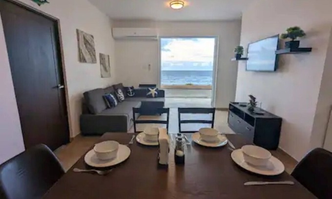 Arecibo Apartment | nElegant Ocean-Front Apartment, PRIVATE Jacuzzi,BBQ