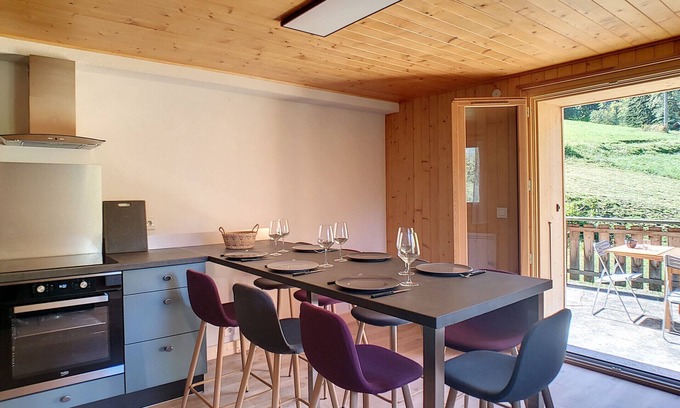 Saint-Jean-dʼAulps Apartment | NEW APARTMENT WITH TERRACE - SAINT JEAN D'AULPS - NEXT MORZINE - 6 Pers - LILOU