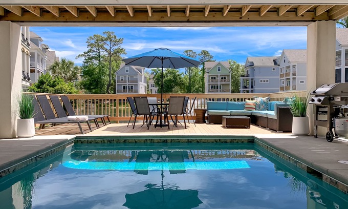 Folly Field House | New Beach House, Heated Pool, Elevator, Sleeps 22