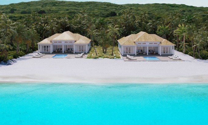 Great Exuma Villa | NEW BluWakes Luxury 10 Bedroom, Beachfront, Pool, Family, Grou