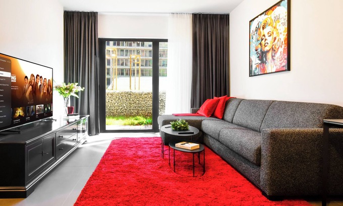Vitosha District Condo | New Designer Apt | Gated Parking, EV Charger, Patio