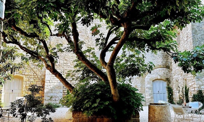 Uzes Other | New! Historic Chateau near Uzès, 3 apartments, courtyard garden, and a pool