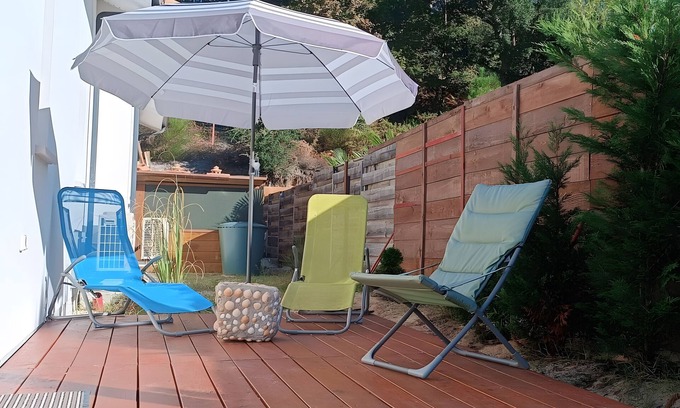 Vielle-Saint-Girons House | New holiday home near the beach, quiet location, terrace, 2 people, free shuttle & parking