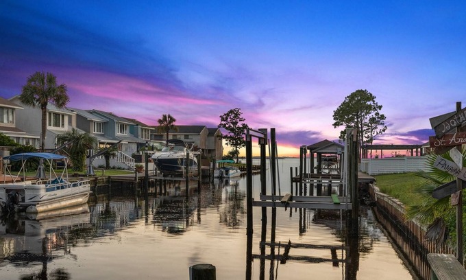 Panama City House | NEW LISTING 2 Bedroom with Boat Dock, Less than 20 Min Drive to the Beach, Backyard Oasis, FREE WiFi