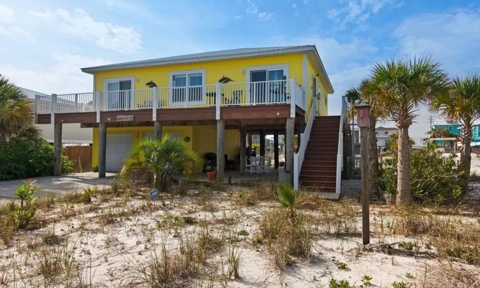 Navarre Beach House | New Listing! Cozy Beach Cottage with Stunning Water Views!