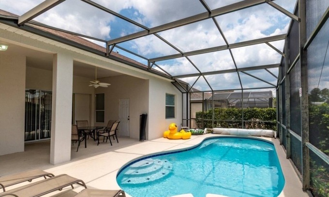 Windsor Palms Villa | NEW! Modern Villa w/South-Facing Pool, Spa & Game Room Near Disney