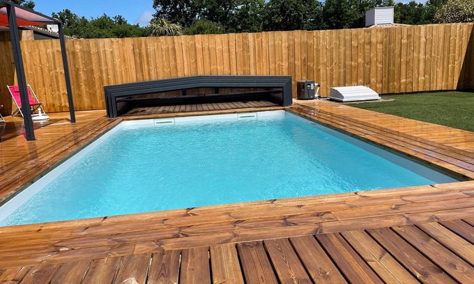 Grayan-Et-L'Hopital House | NEW Near Soulac/mer and beach air-conditioned house with private heated pool