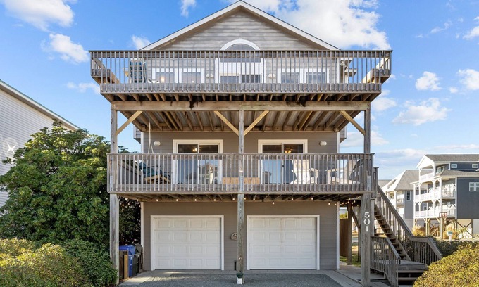 Surf City Cottage | New Rental! Pet-friendly beach house in Surf City with gorgeous ocean views!