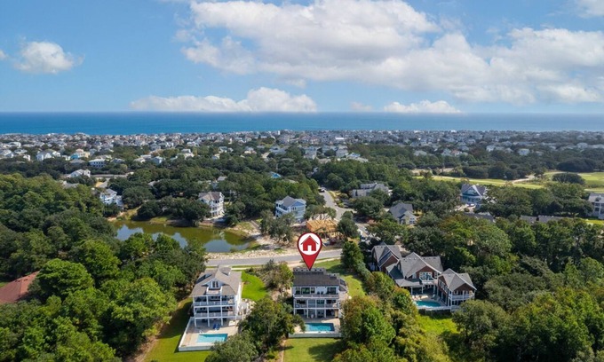 Corolla House | NEW Soundfront Home, Pool, Elevator, Hot Tub, BBQ, Renowned Currituck Club Access