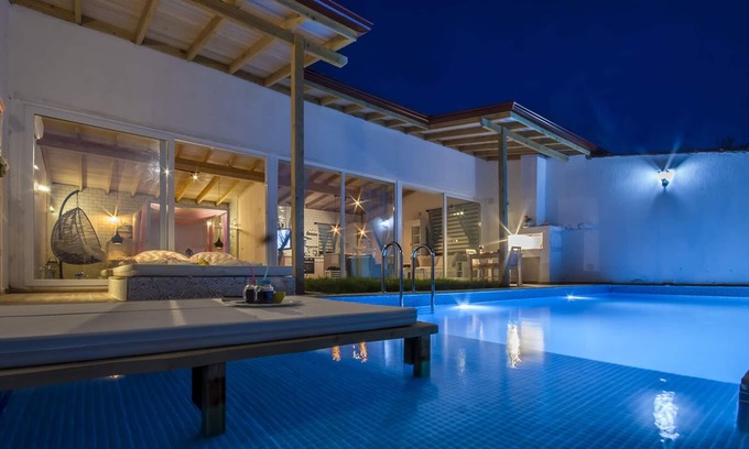 Kalkan Villa | New Stylish Contemporary Honeymoon Villa with Totally Private Pool & Views