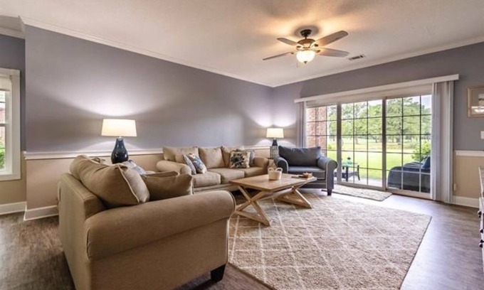 Central Myrtle Beach House | New! Tee by the Sea-Beautiful View on Golf Course!